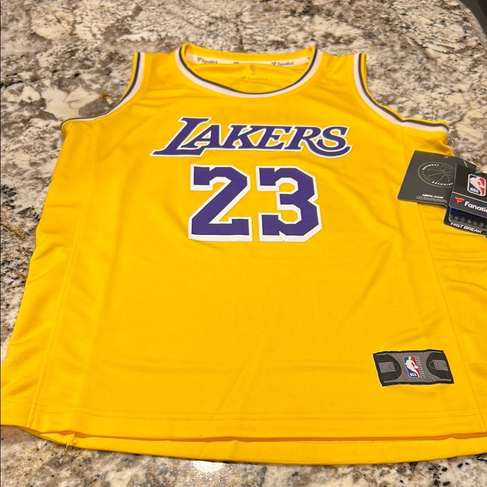 Nike Yellow Lakers Jersey